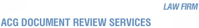 Advocate Counsel Group Services & Document review - Law Firm